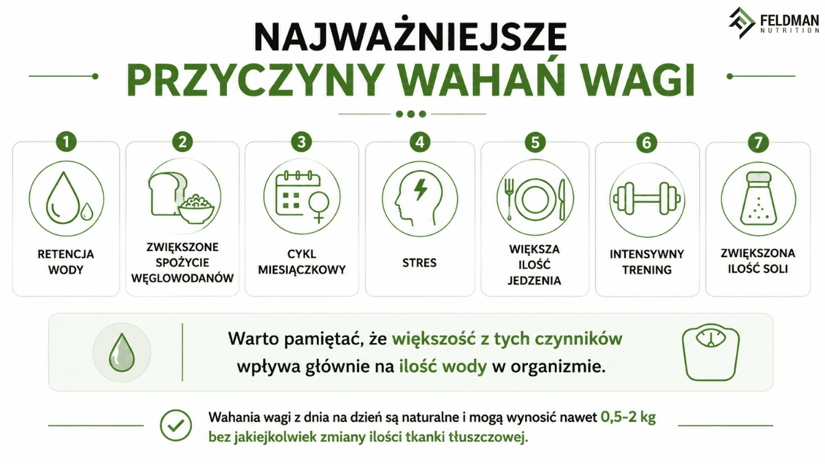 Najważniejsze przyczyny wahań wagi